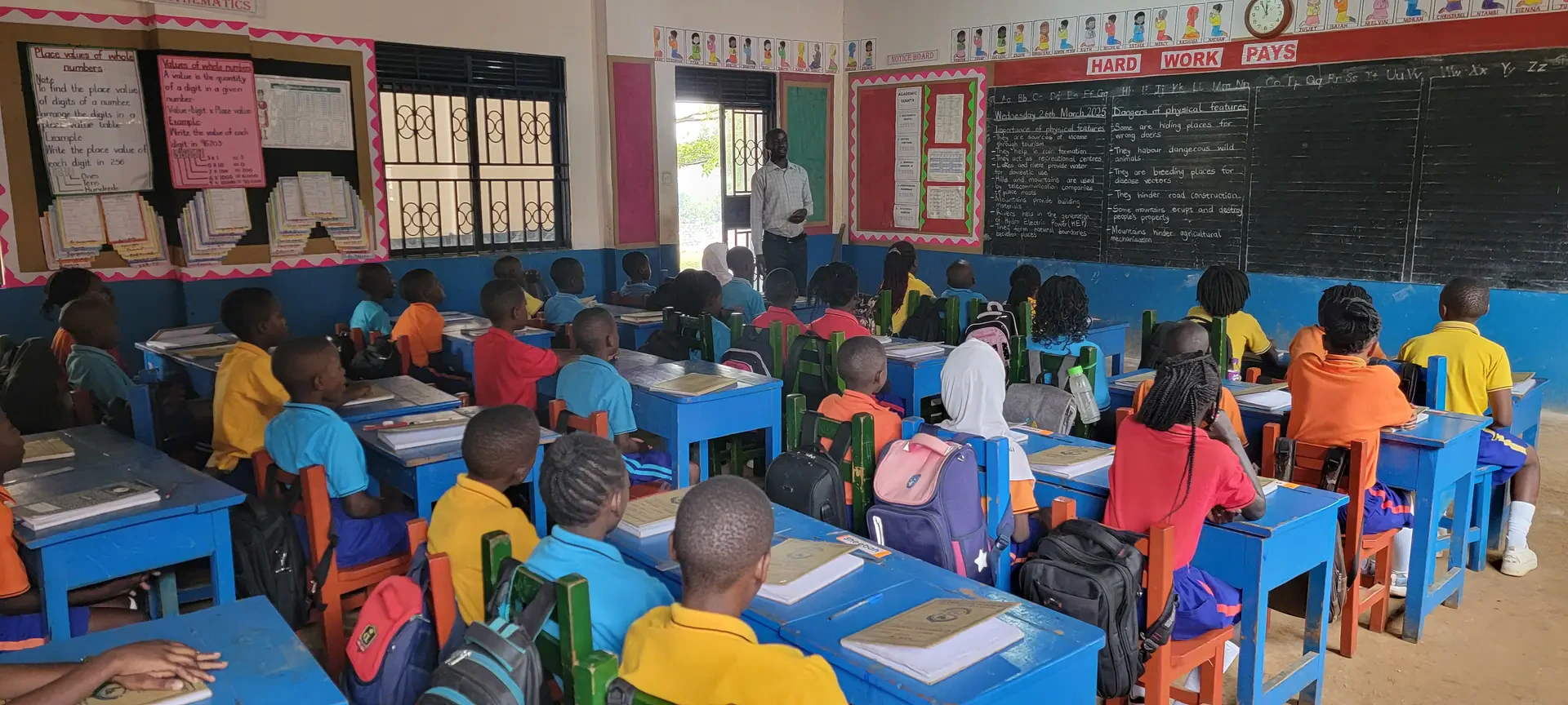 Young learners in class