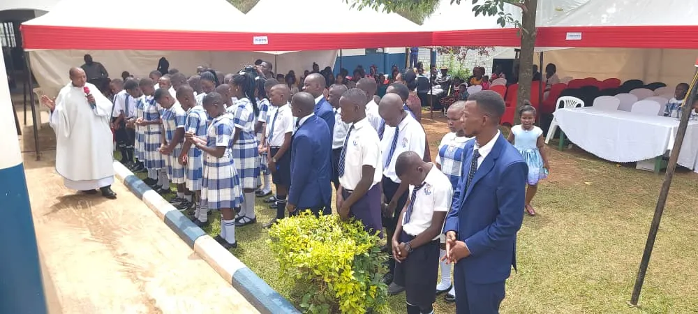 Pupils at Mass